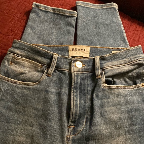 New FRAME Le Skinny Jeans - Picture 3 of 10